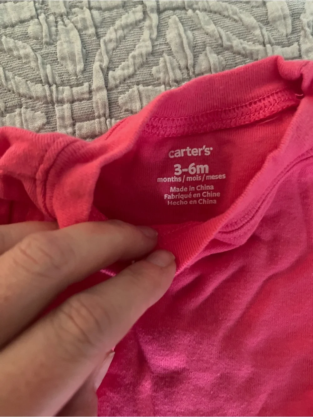 Carter's Bright Pink Watermelon Halloween Costume Size 3-6 Months - Picture 4 of 4